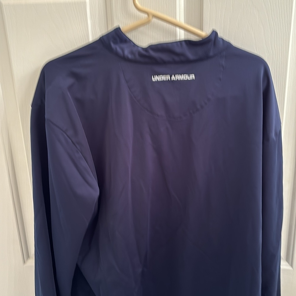 Under Armor men’s 1/4 zip Navy Blue - Picture 3 of 3
